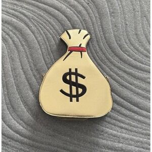 Bam Forever MONEY BAG PURSE 💰 💰 💰 Zip Closure Novelty NO Chain/strap